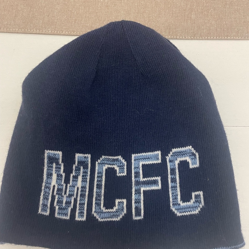 Youth MCFC (ManCity Football Club) Reversible Beanie